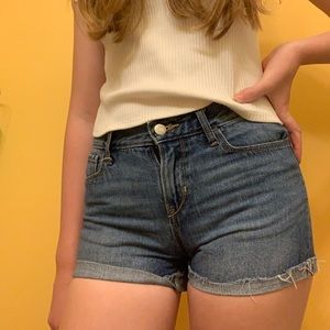 Simple jean shorts